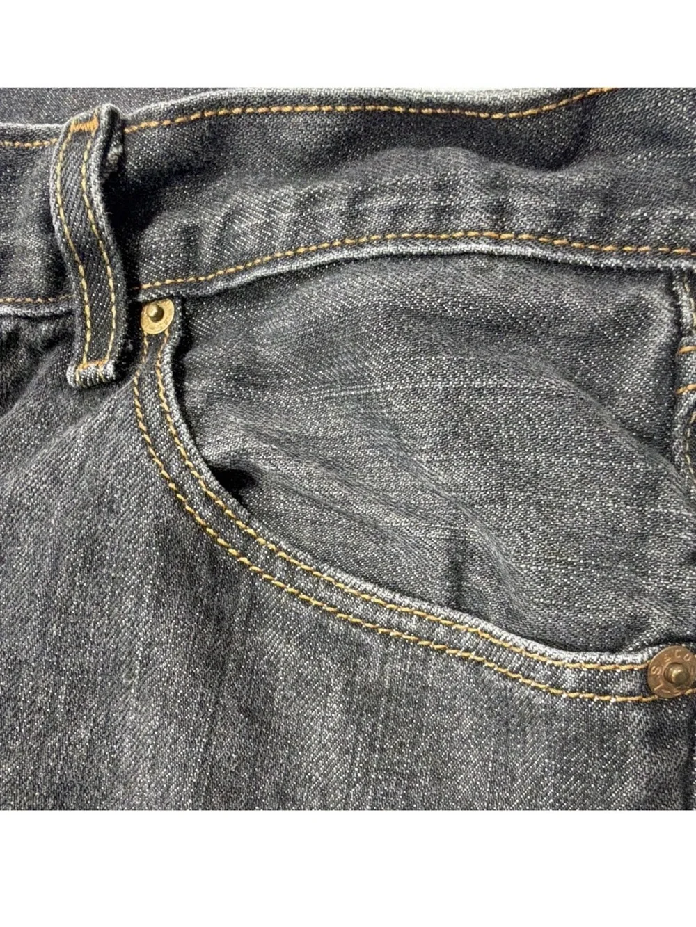 Levi's Men's Straight Jeans in Charcoal Gray